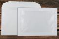 [20601] Kuvertierhüllen mit Panoramafenster C4 229x324 mm Nassklebend Weiß 120 g/qm